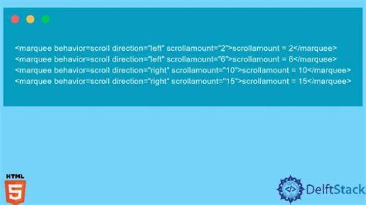 How do I change the speed of a marquee in HTML?