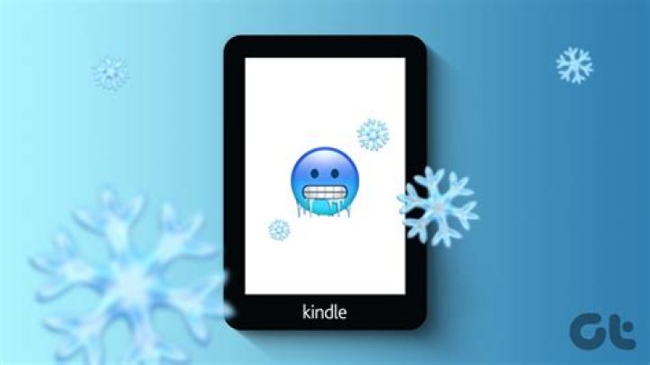 How do I fix my Kindle screen from freezing?