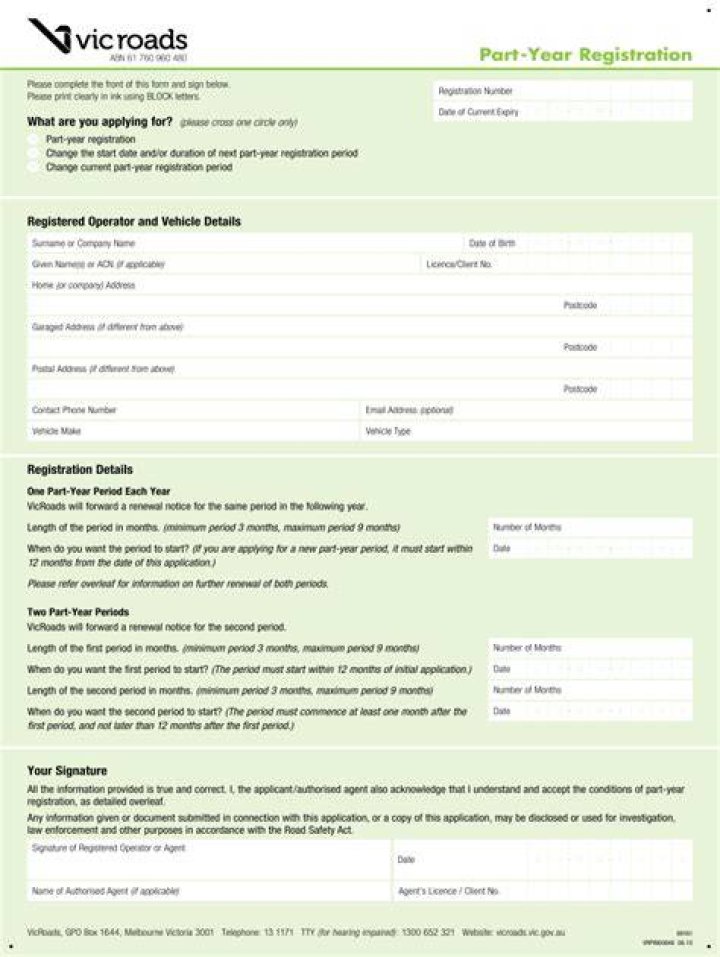 How do I get proof of registration VicRoads?
