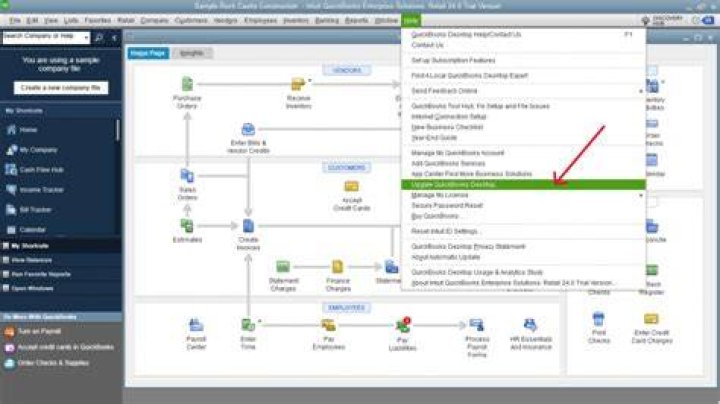 How do I update QuickBooks 2008?