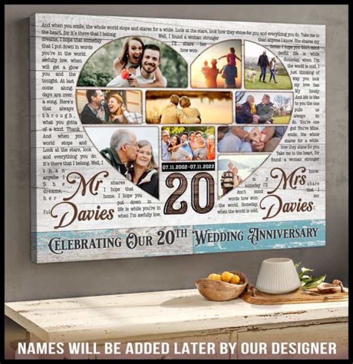 How do you celebrate quarantine for 20th wedding anniversary?