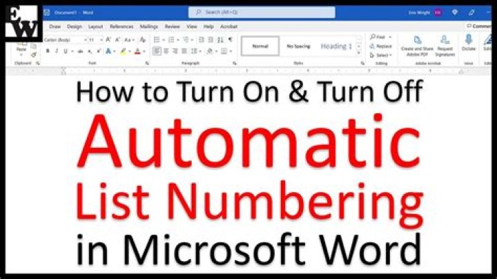 How do you fix automatic numbering in access?