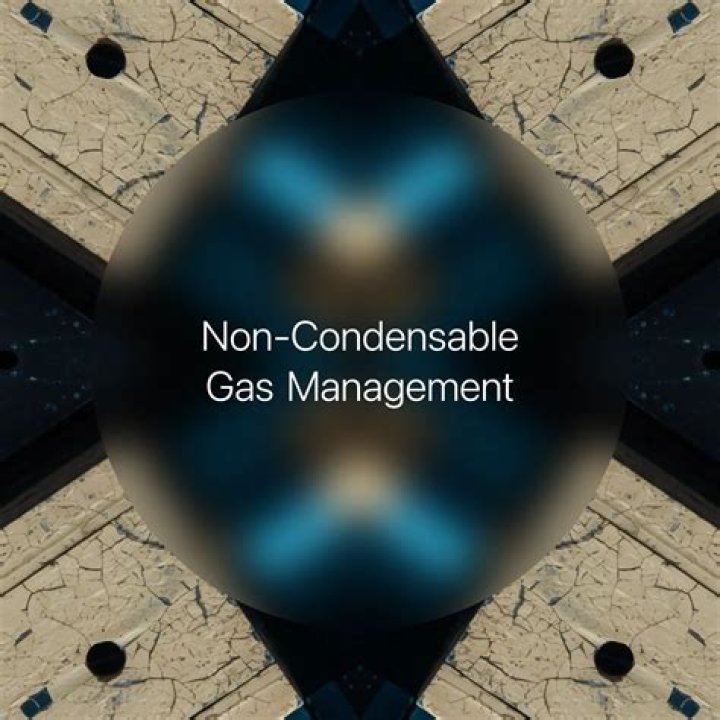 How do you get rid of non-condensable gases?