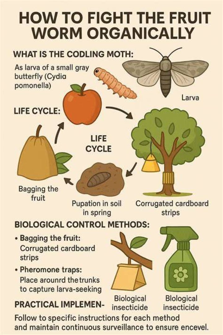 How do you kill codling moths organically?