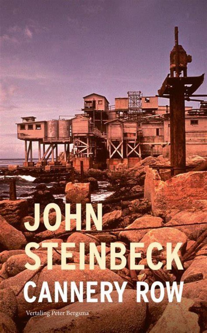 How does Steinbeck describe Cannery Row?