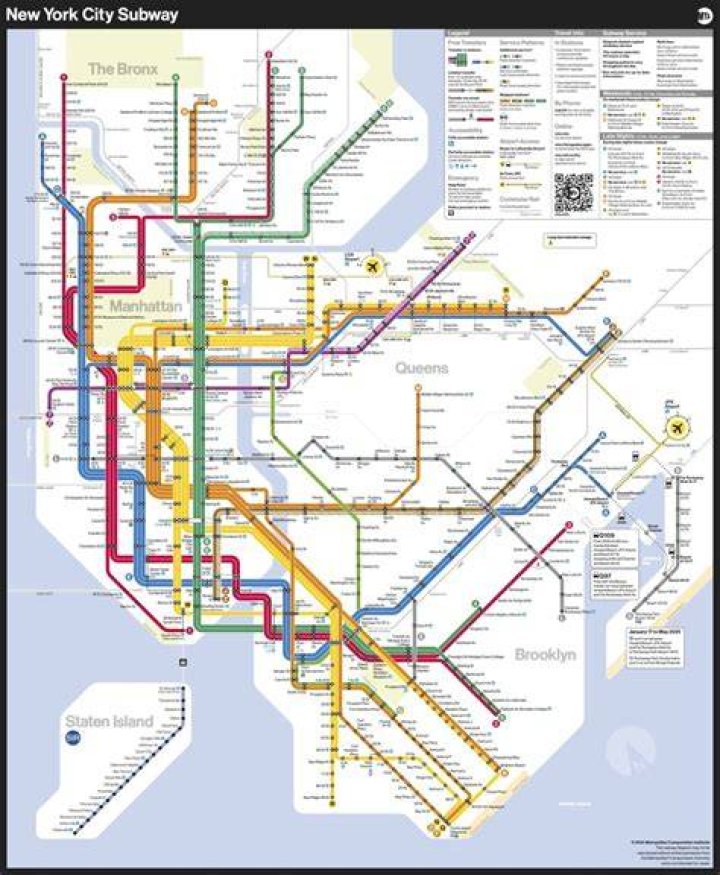 How many NYC subway lines are there?
