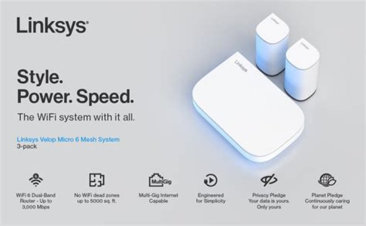 How much is Linksys WIFI a month?