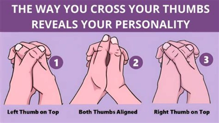 How You Clasp Your Thumbs Reveals Your Personality TypeAre You a