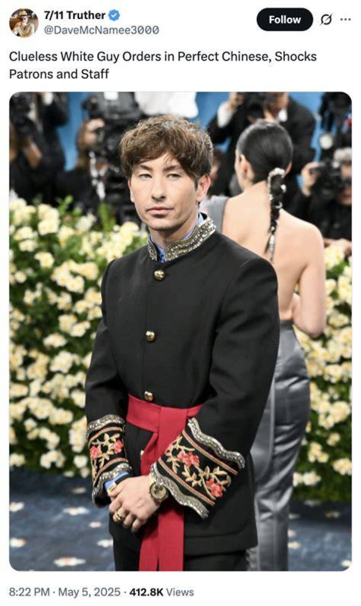 Is Barry Keoghan Chinese?