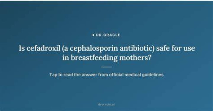 Is cefadroxil safe with alcohol?