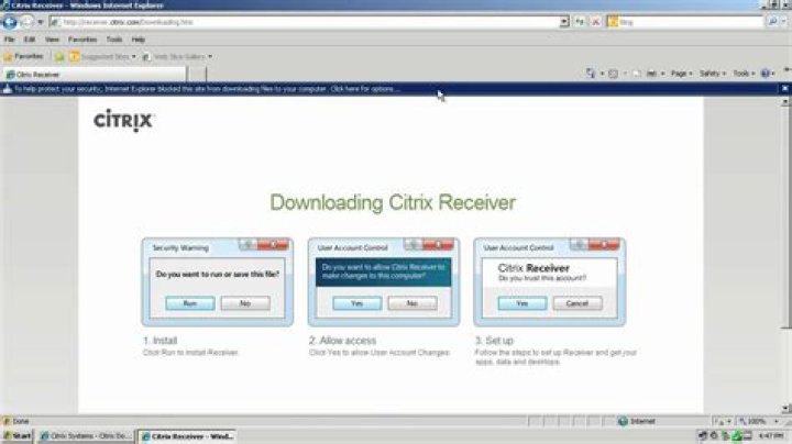 Is Citrix Receiver compatible with Windows XP?
