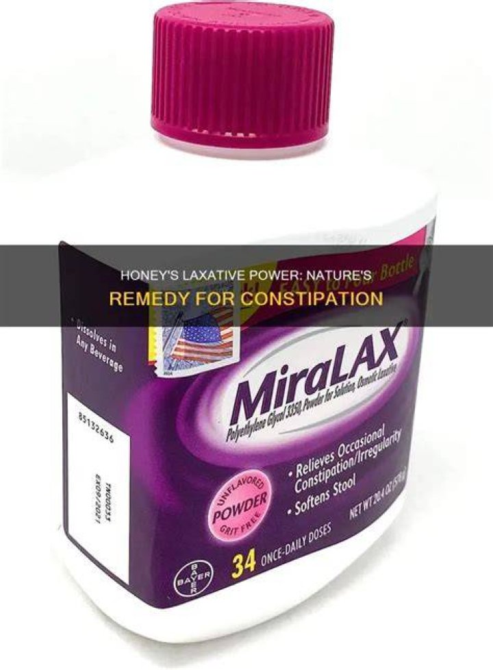 Is honey a natural laxative? ·