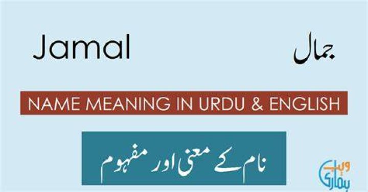 jamal Name Meaning, Origin, History, And Popularity MomJunction