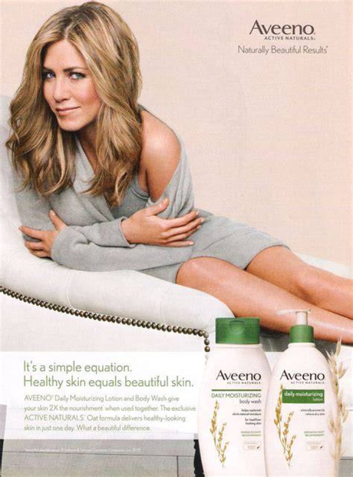 Jennifer Aniston slammed over Aveeno beauty ad