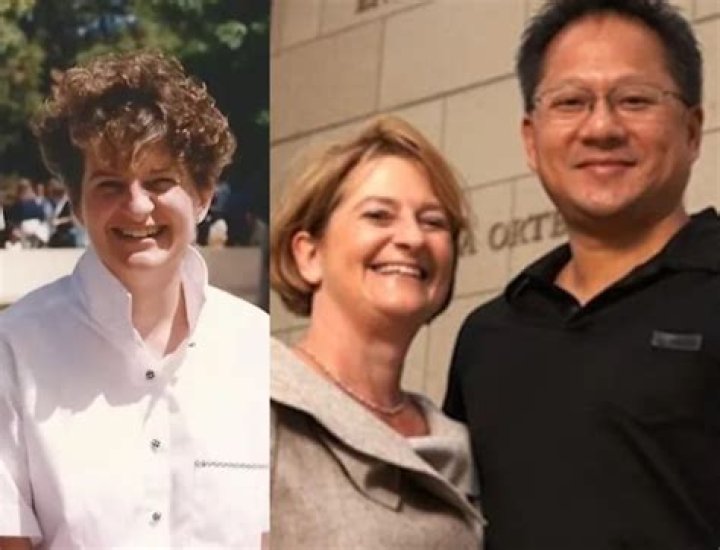 Jensen Huang And Lori Mills