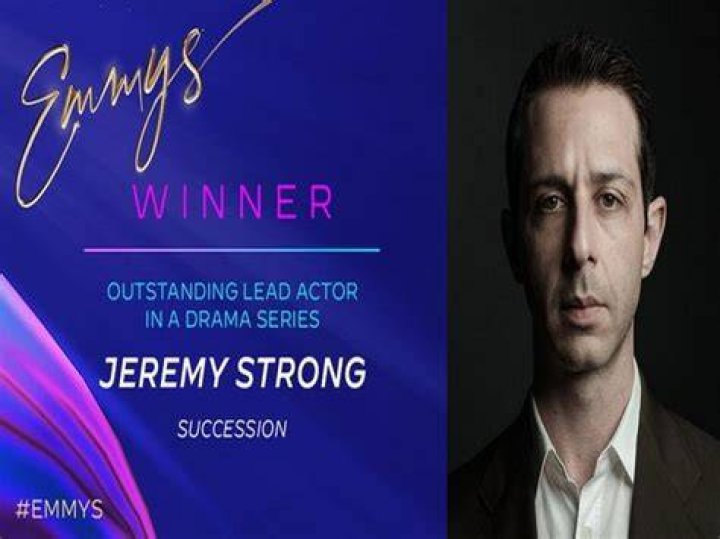 Jeremy Strong wins the lead drama actor Emmy for Succession