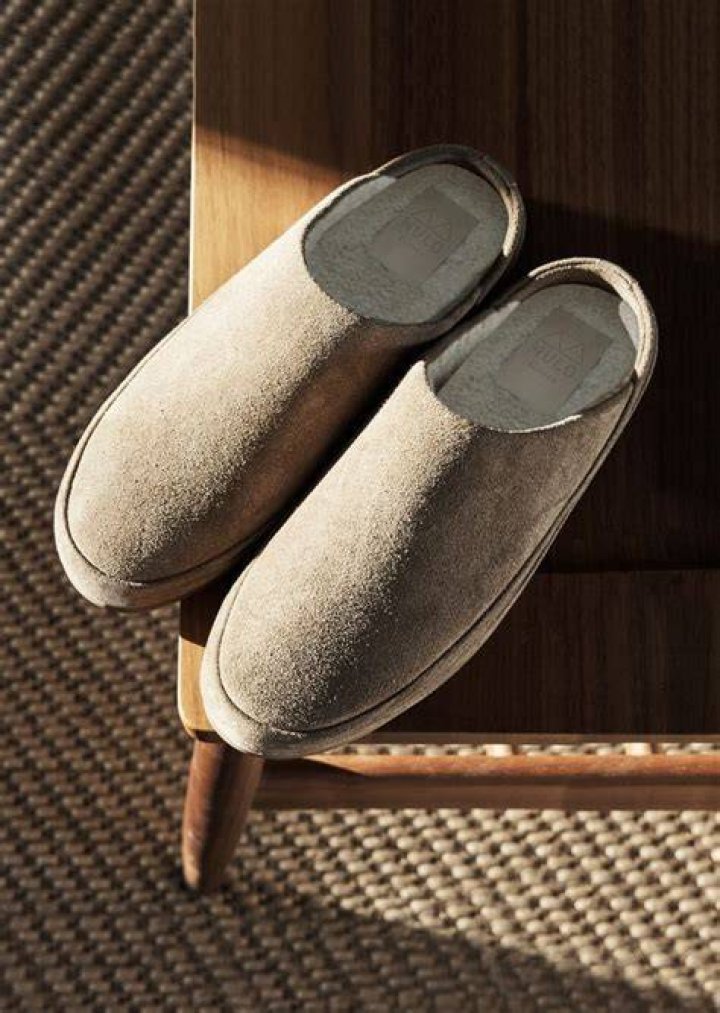 Julia Exposed Suede Slippers, Italian Shoes, Black Silver, Julia
