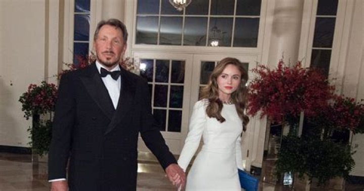 Larry Ellison and wife Melanie Craft looking at the remains of Quassam