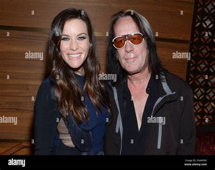 Liv Tyler et Todd Rundgren &agrave; New York le 23 juin 2014. Purepeople