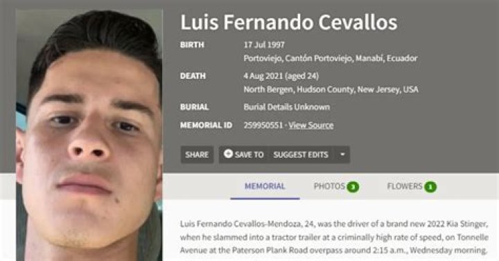 Luis Cevallos Death Autopsy Shakes North Bergen Community