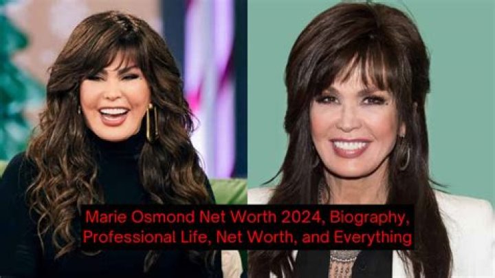 Marie Osmond Net Worth and Career