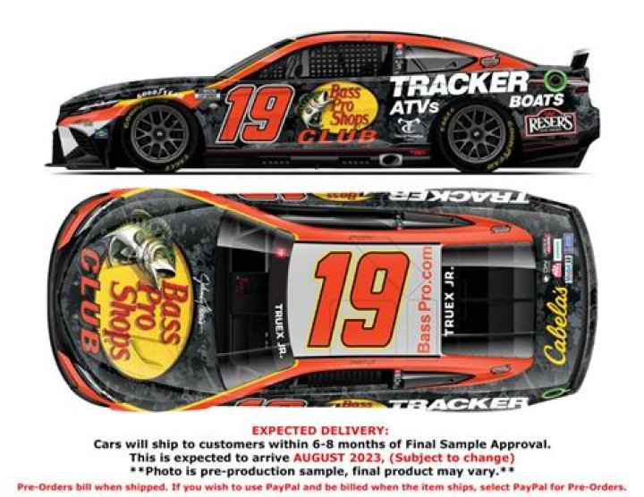 MARTIN TRUEX JR. 2023 BASS PRO SHOPS BUSCH CLASH RACED WIN 124 ELITE