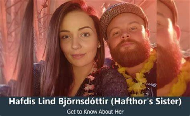 Meet his sister Hafds Lind Bjrnsdttir
