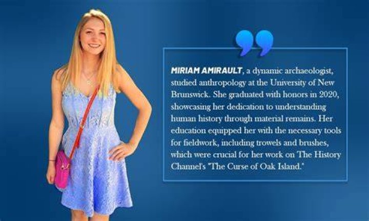 Miriam Amirault returns to The Curse of Oak Island