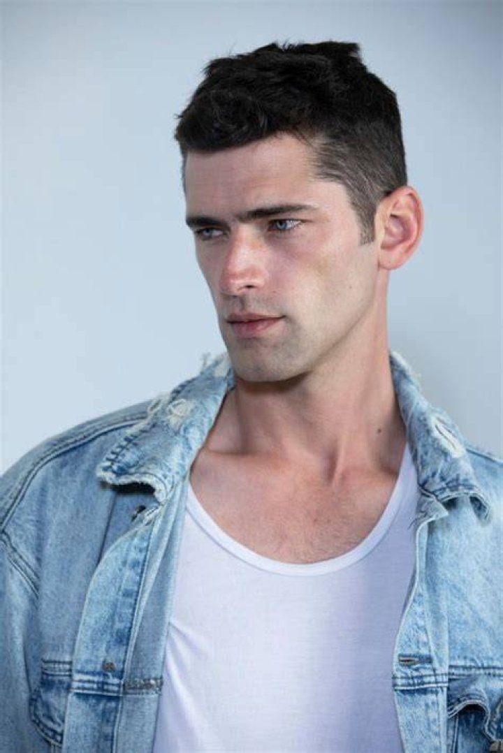 Models Sean O'Pry and Garrett Neff at Details' March 2014 cover party.