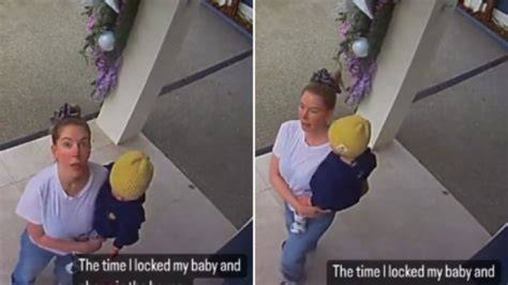 Moment baby locked in hot car rescued by parents smashing windscreen