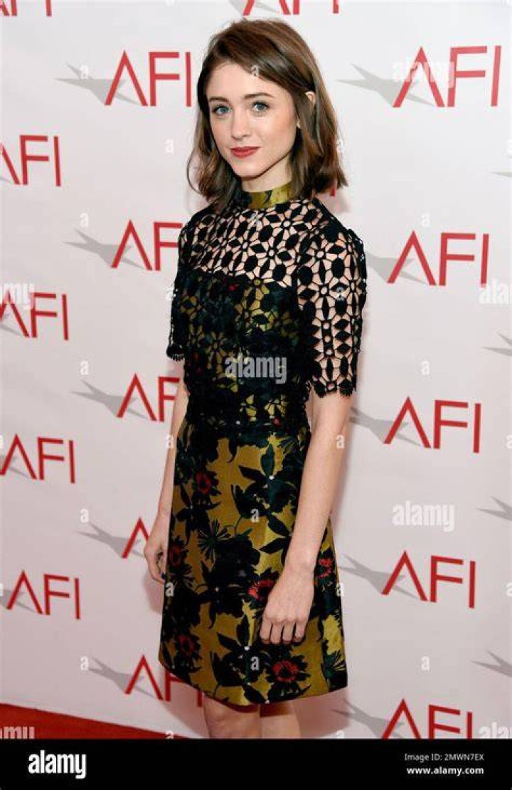 Natalia Dyer NataliaDyer AFI Awards Luncheon in Los Angeles 06/01/2017