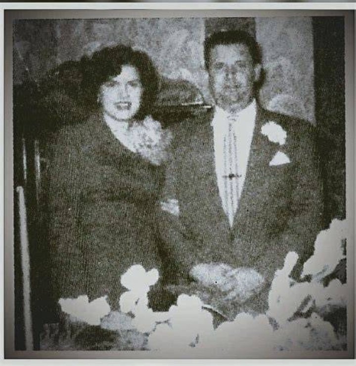 Patsy Cline with 1st husband Gerald Cline. Early to mid 1950's. Patsy