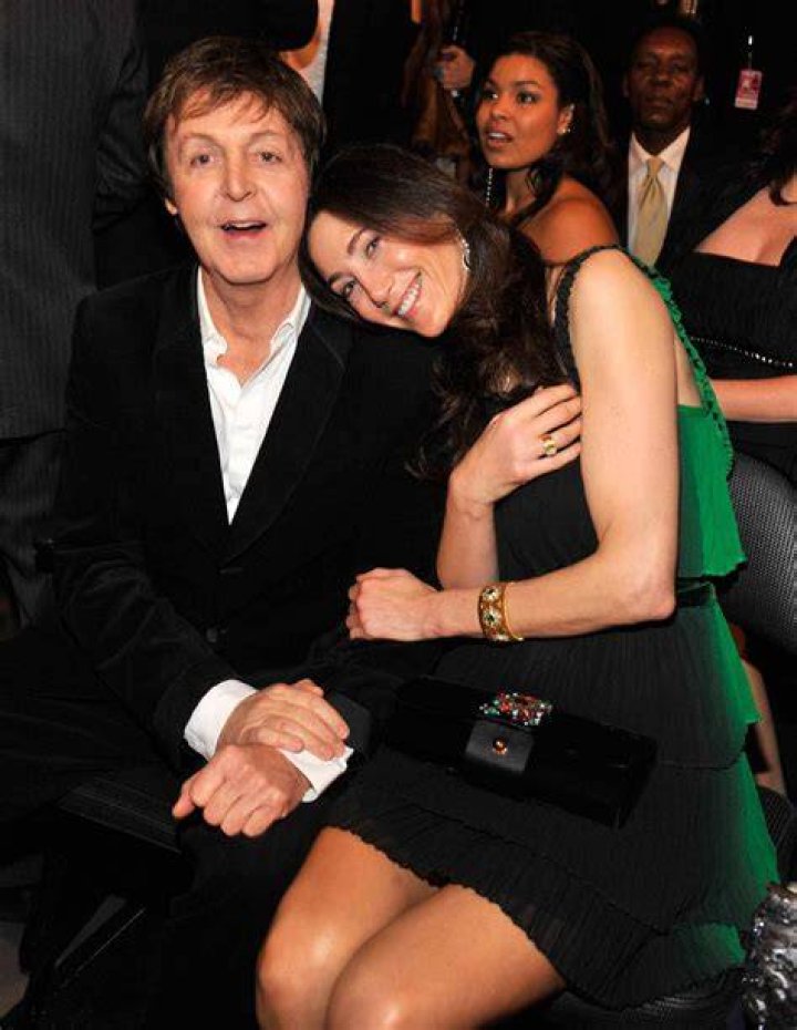 Paul McCartney and Nancy Shevell in St. Barts 2015 POPSUGAR Celebrity