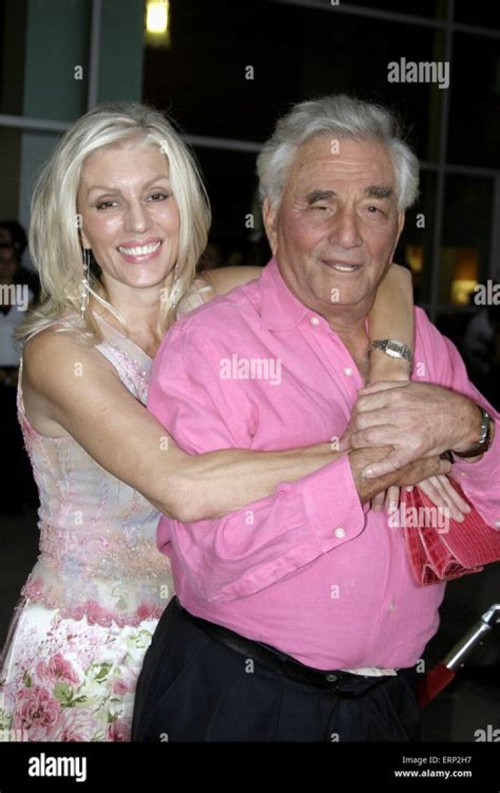 Peter Falk et Shera Danese à leur mariage en 1977 crédit Ralph