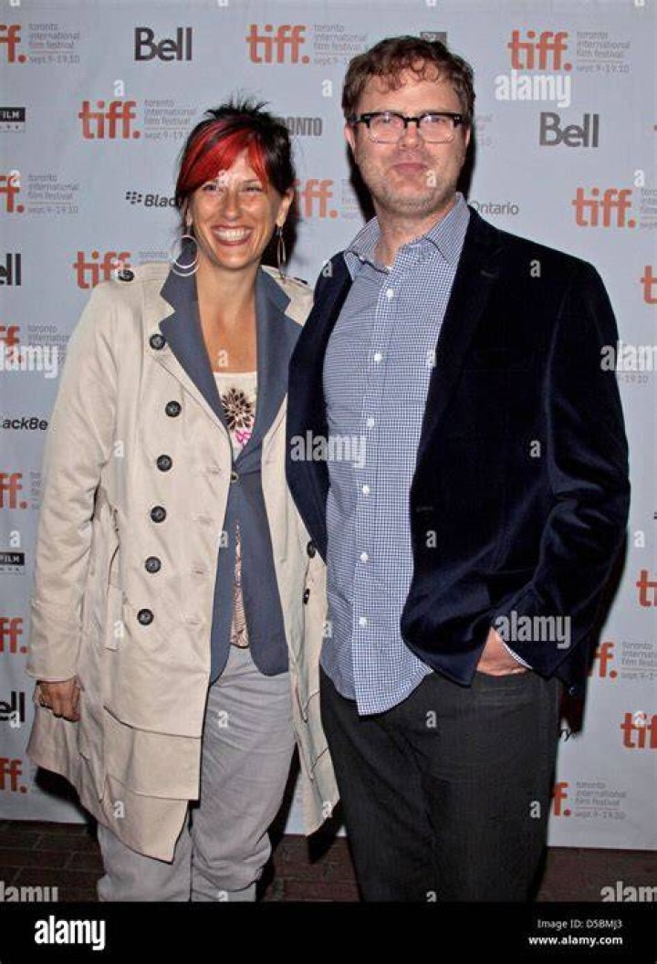 Rainn Wilson and his wife Los Angeles premiere of 'Super' held at The