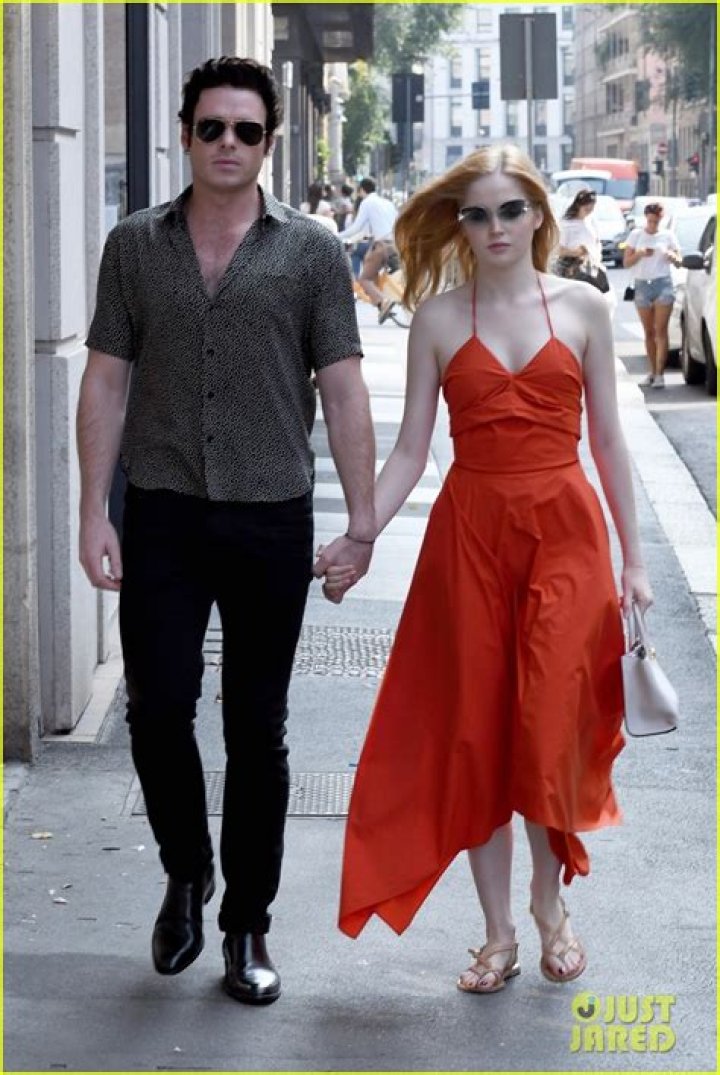 Richard Madden and Ellie Bamber go to Salvatore Ferragamo MFW show