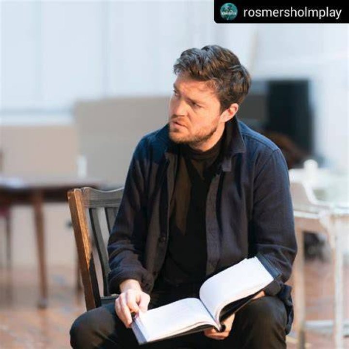 Rosmersholm rehearsals April 2019 Tom burke, Richard madden shirtless