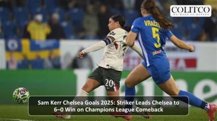 Sam Kerr brace leads Chelsea to Women's FA Cup glory over Arsenal at