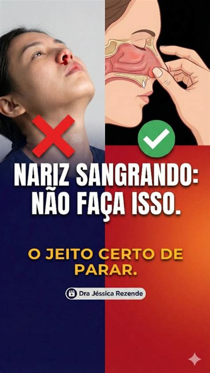 Sera que o sangue do nariz nao e normal?