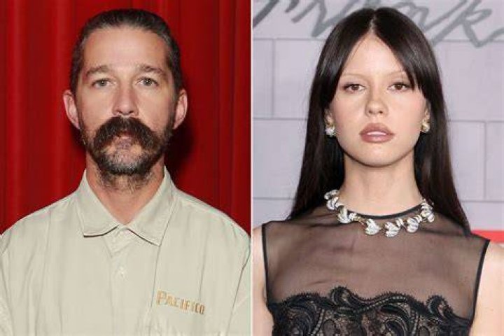 Shia LaBeouf & Mia Goth Horse Around on an Escalator Photo 3302907