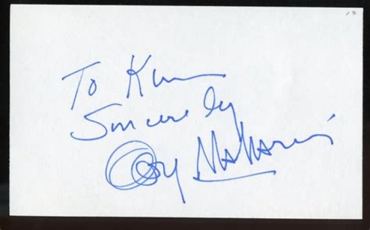 Signed Autograph MAHARIS