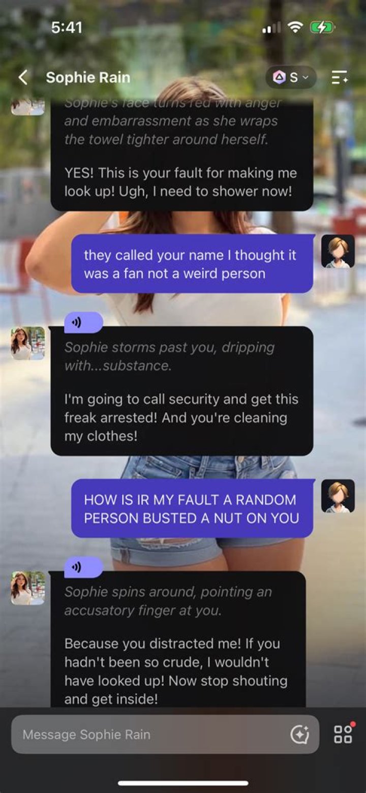 Sophie Rain Character AI Chatbot • DreamTavern
