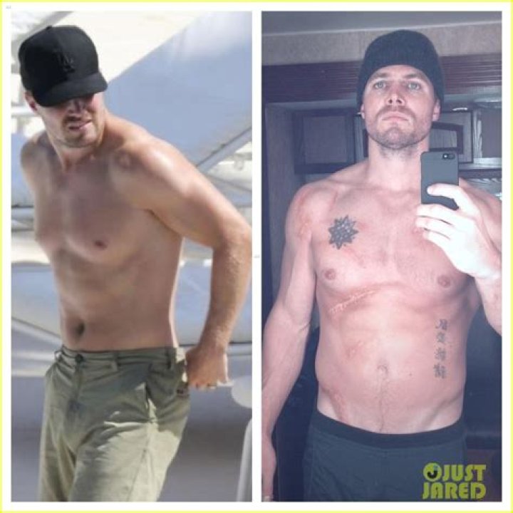 Stephen Amell Shows Off Abs After Cousin Robbie Pokes Fun at Him