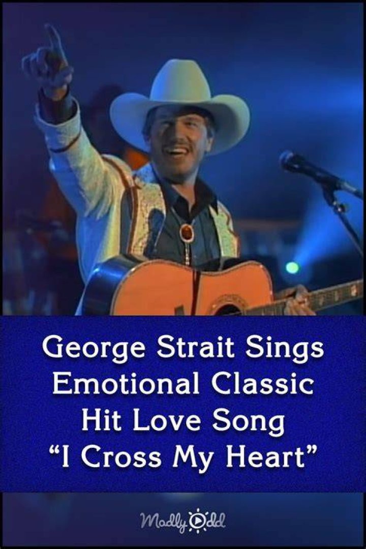 Strait Sings Emotional Classic Hit Love Song "I Cross My Heart