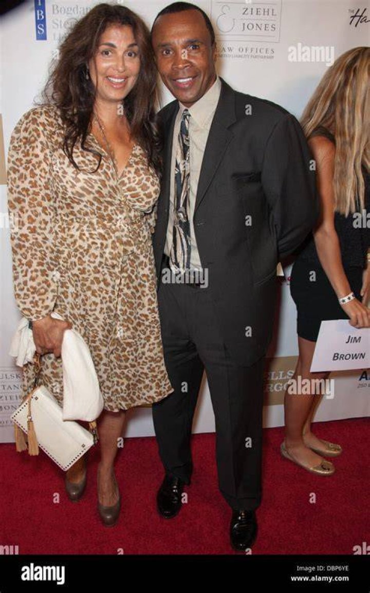 Sugar Ray Leonard And Wife Bernadette At The 3rd Annual Pink Party