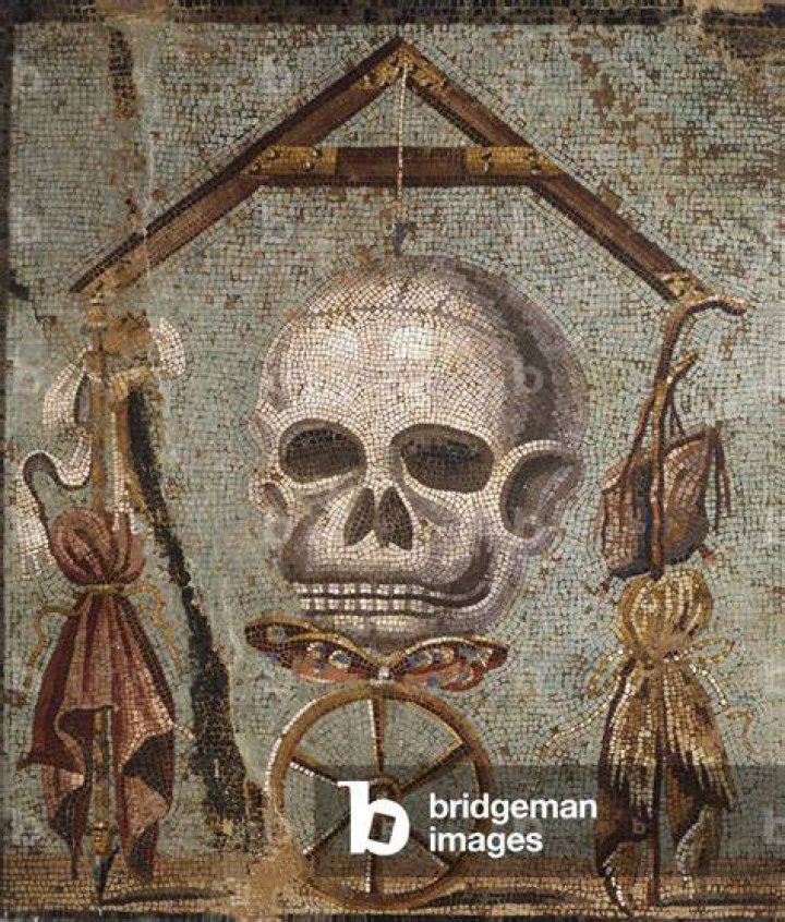 Symbols Afterlife Freemasonry Mosaic Roman Engraving Editorial Stock