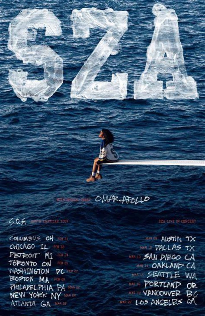 SZA SOS Tour FREE presle password State Farm Arena in Atlanta Mar