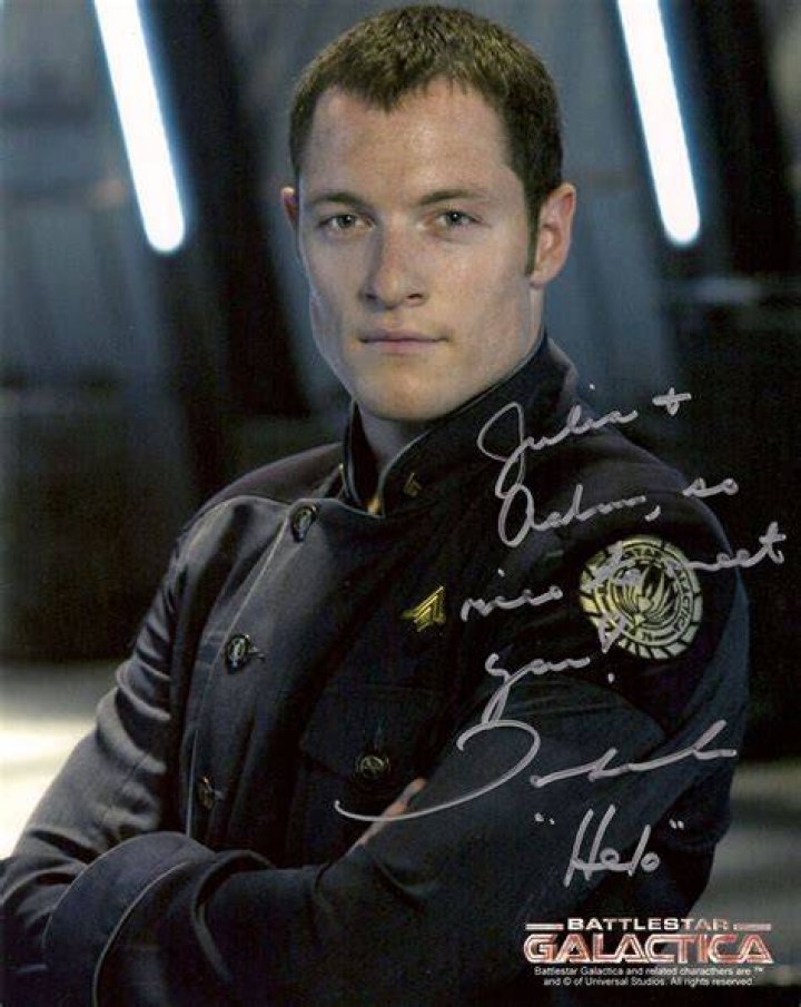 Tahmoh Penikett Battlestar Galactica PSA ADN I12878 firmado/autógrafo