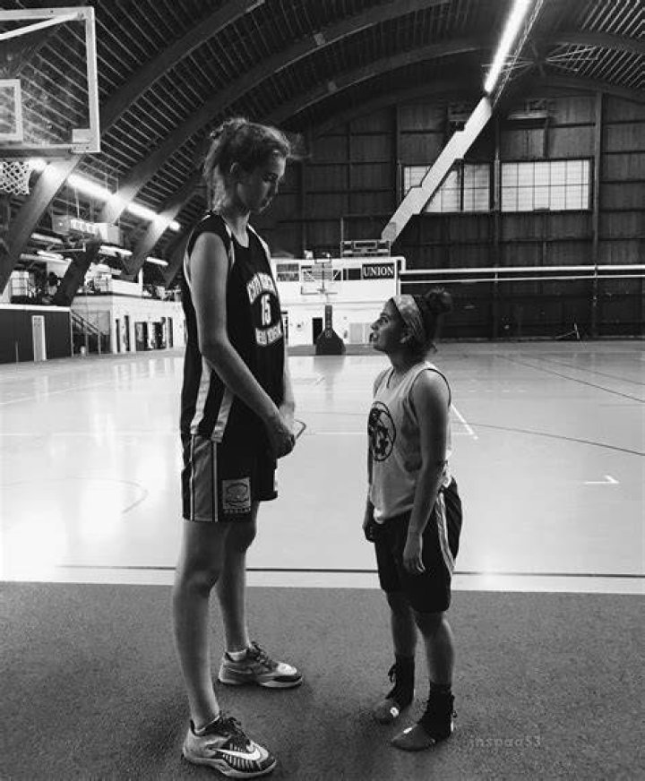 Tall Basketball player with tiny coach by lowerrider on DeviantArt