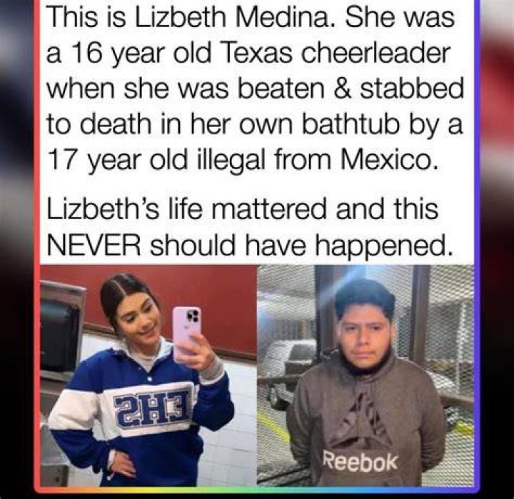 Texas cheerleader Lizbeth Medina 'murdered in cold blood'
